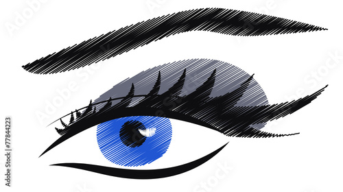 Female eye