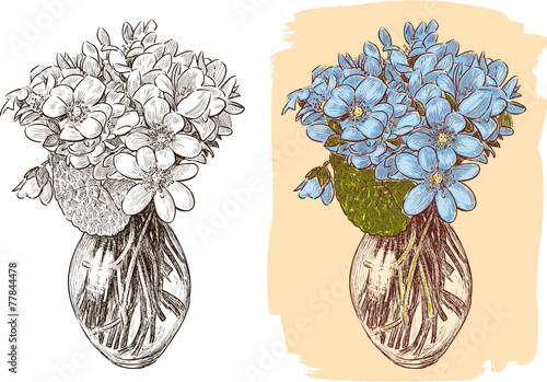 bouquet of violets