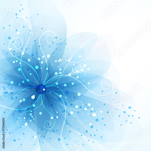 vector background with flower