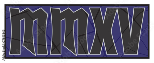 2015 Broken Glass Roman Numerals