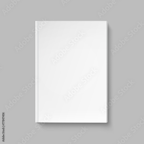 Vector Blank Cover for Book or Magazine Template