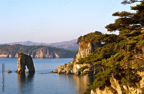 East Sea coast in the morning.