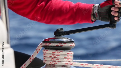 Clip-set: Luxury boat traveling on sea. Sailing.