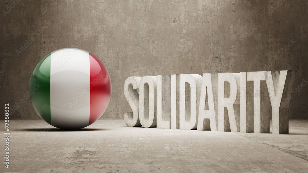 Naklejka premium Solidarity Concept.