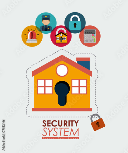 Security design ,vector illustration.