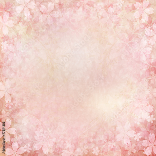 桜　和紙　背景