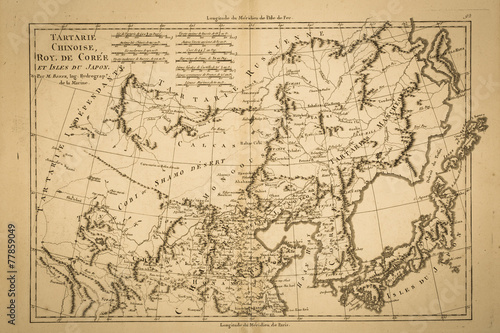 古地図 アジア図