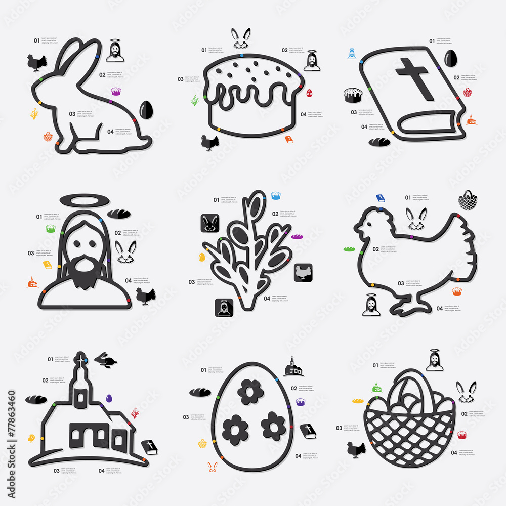 easter infographic easter infographic