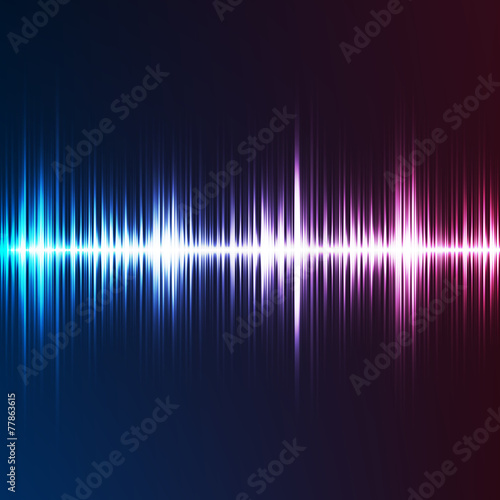 Abstract music equalizer. colorful vector illustration.