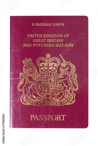 UK European Passport front cover