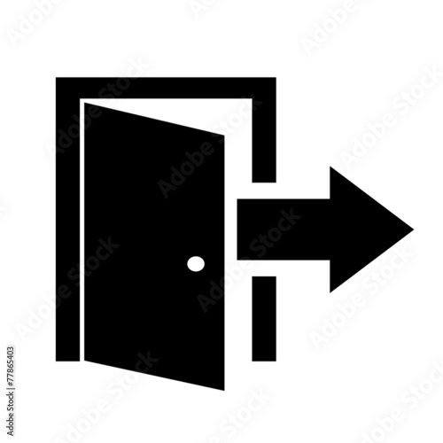 Door exit icon