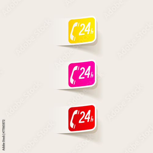 realistic design element: support service