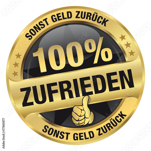 100% Zufrieden –  sonst Geld zurück