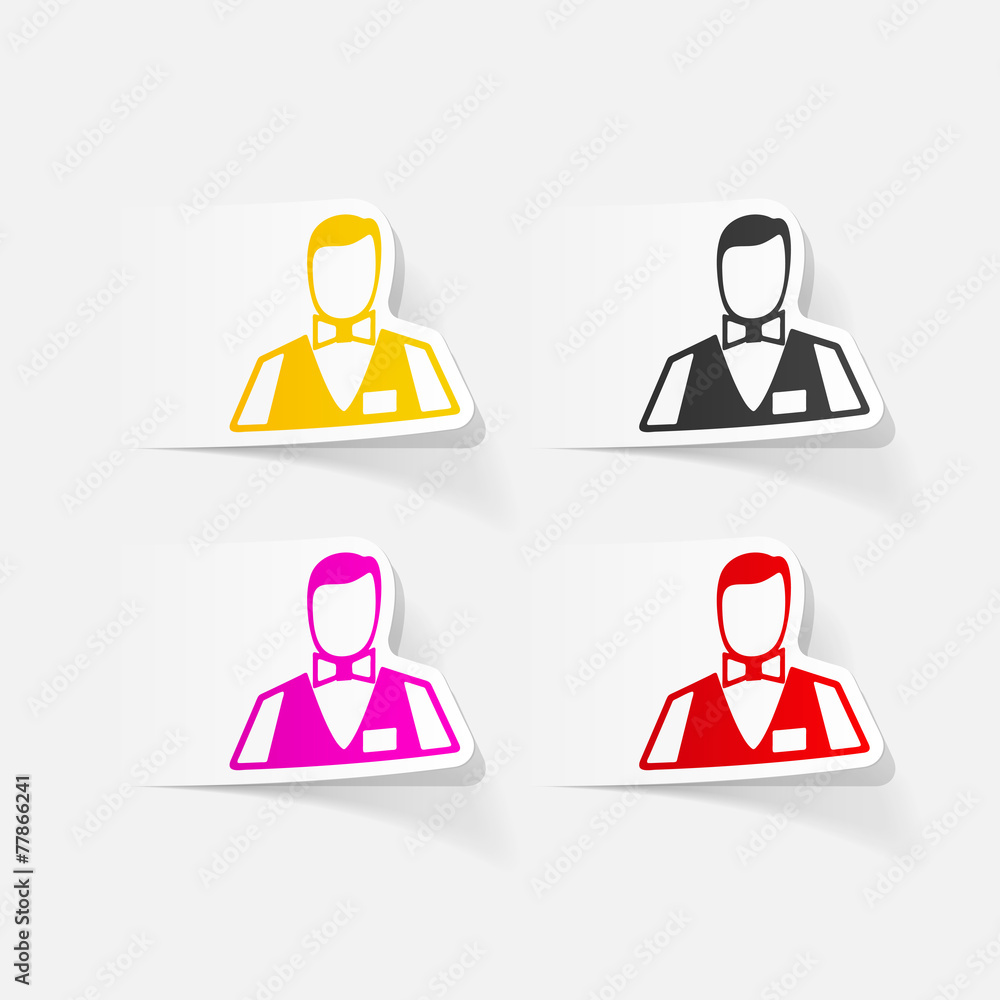 realistic design element: dealer casino realistic design element: dealer casino