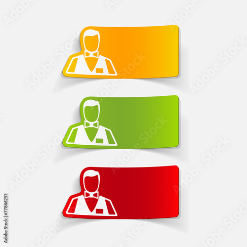 realistic design element: dealer casino