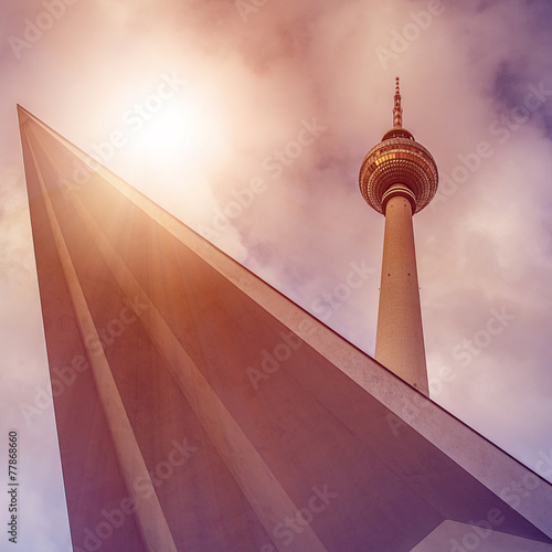 Fernsehturm Berlin Fototapet
