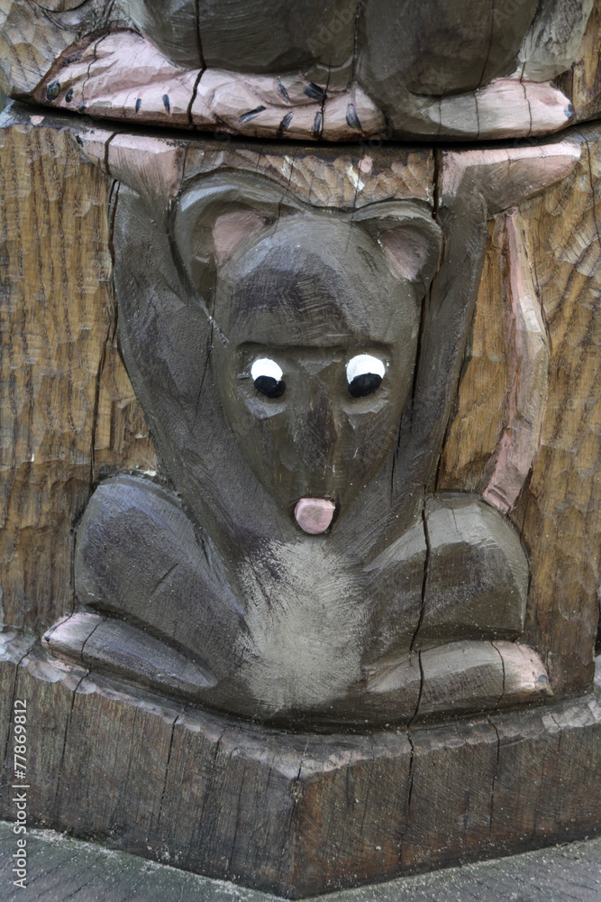 Hölzerne Ratte in Hameln