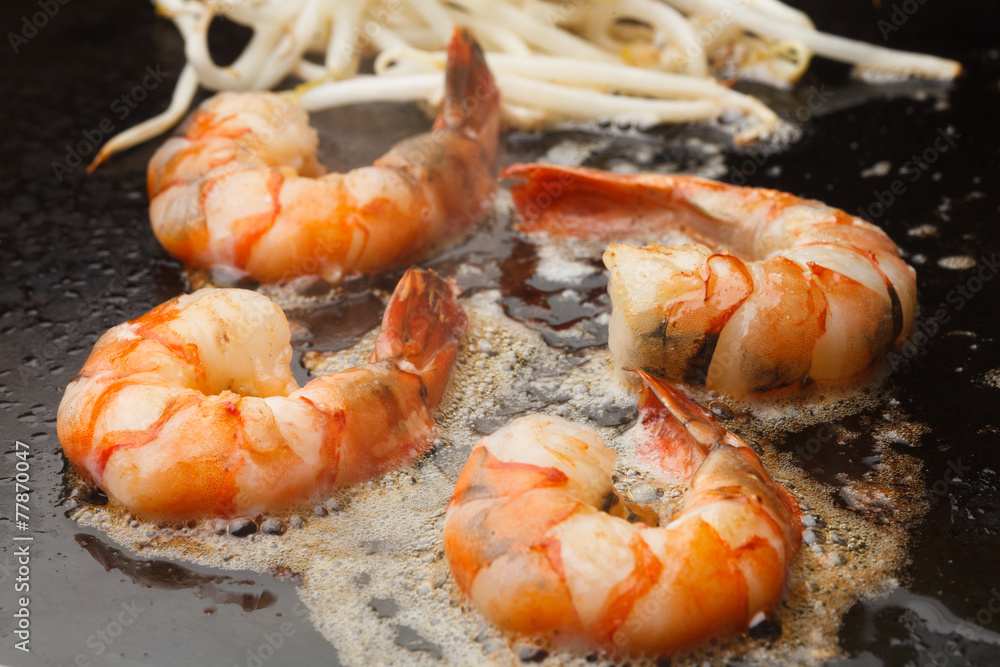 Photography エビの鉄板焼き