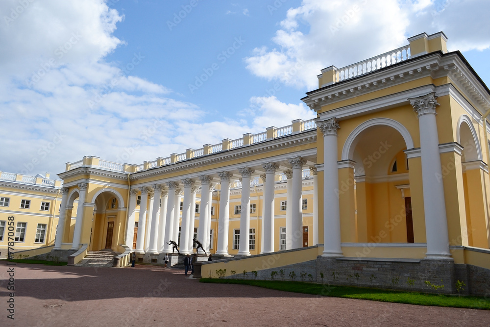 Alexander Palace in Tsarskoye Selo.