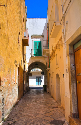Alleyway. Fasano. Puglia. Italy.