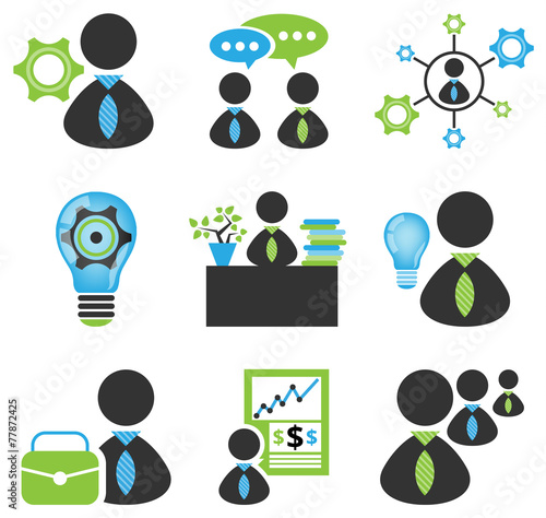 Business Vektor Icons Set