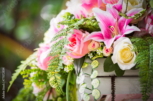 Fototapeta Naklejka Na Ścianę i Meble -  Artificial flower