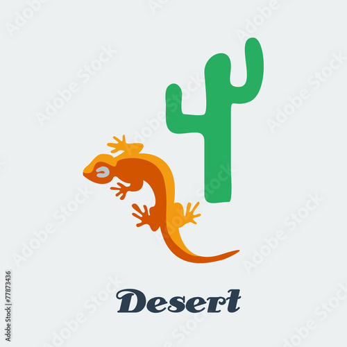 Vector desert iguana