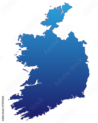 Irland in Blau