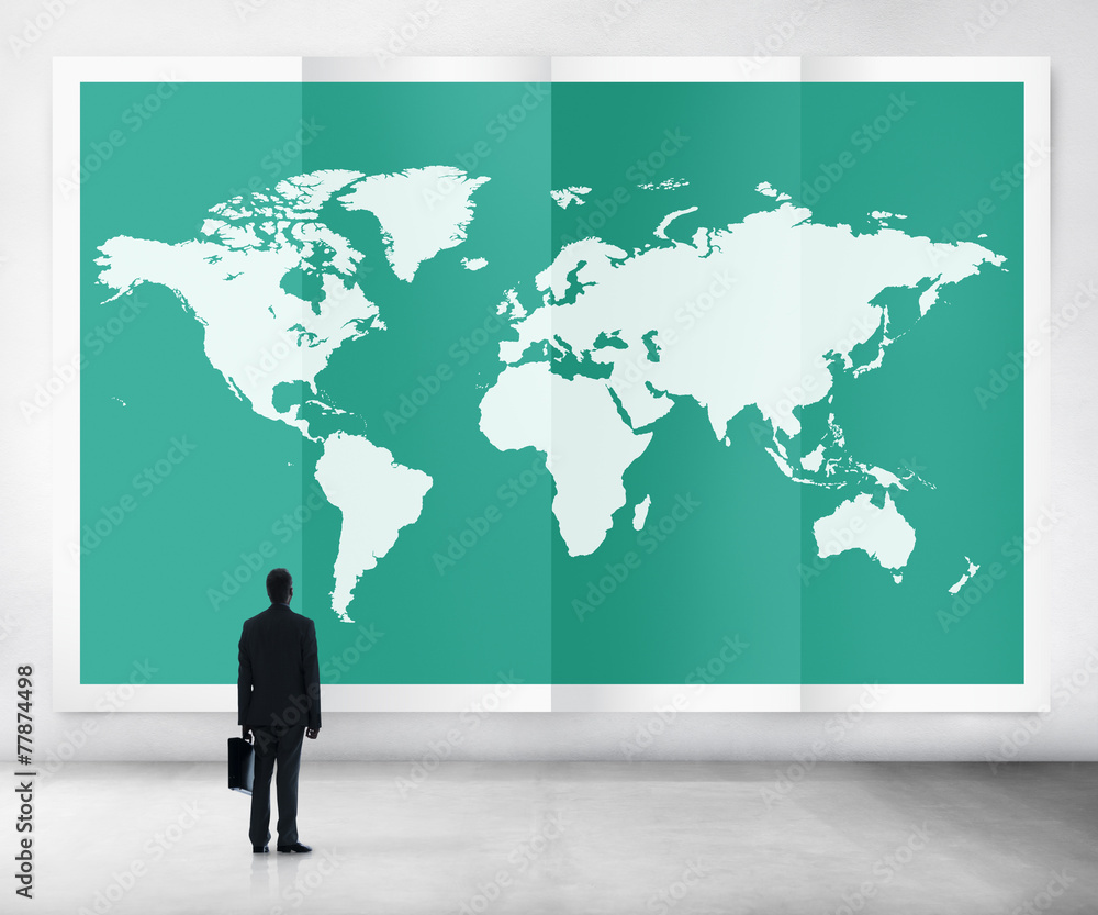 World Global Business Globalization International Concept World Global Business Globalization International Concept