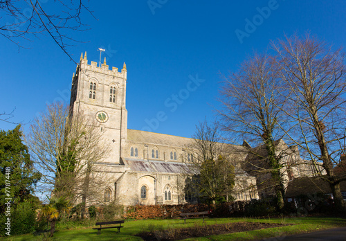 Christchurch Priory Dorset England UK 11th century church photo