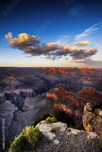 Sonnenuntergang am Hopi point, Grand Canyon