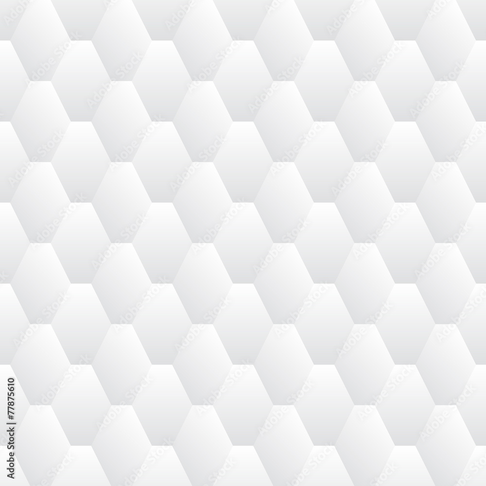 Fototapeta premium Subtle geometrical white seamless pattern
