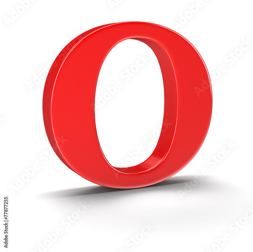 Letter O (clipping path included)