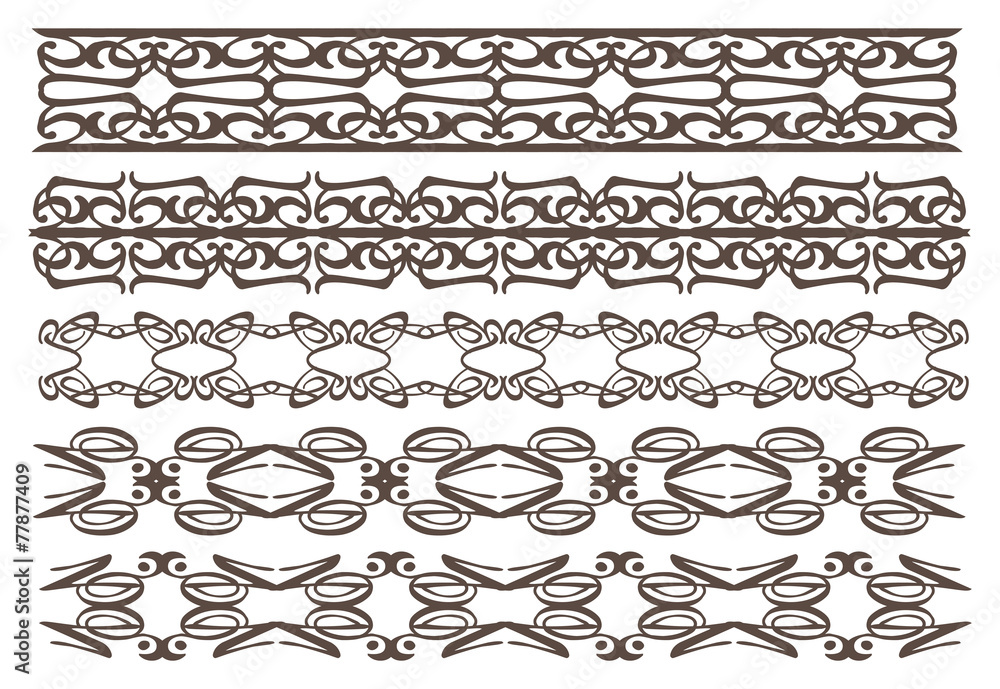 Fototapeta premium Vintage decorative design elements