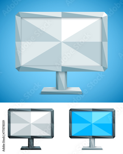 Low Poly Monitor