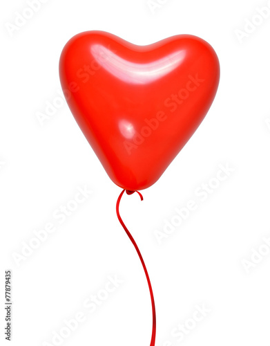 Heart Balloon isolated on white background