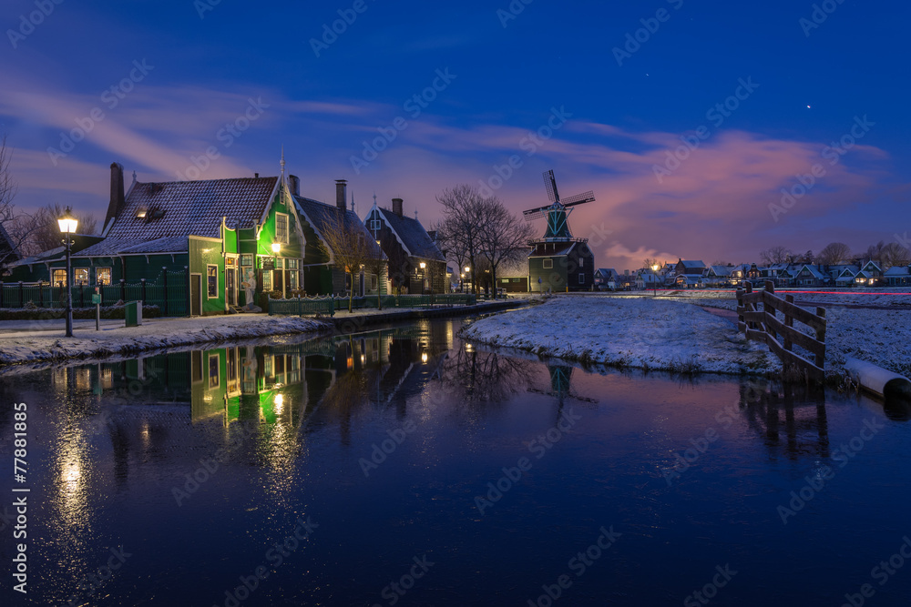 Fototapeta premium One morning along the Zaan ...