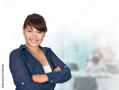 Free Download Portrait of young asia business woman 20 - 30 year old in her of - GFXLoad