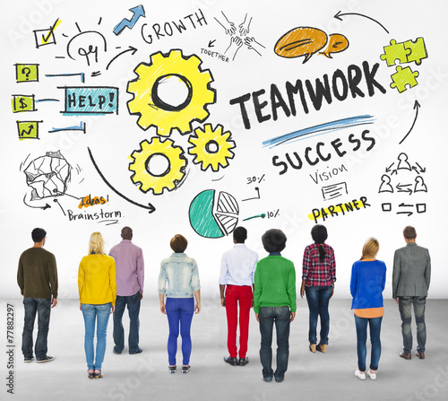 Teamwork Team Together Collaboration Group Diversity Concept