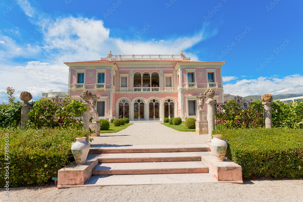 Garden in Villa Ephrussi de Rothschild, Saint-Jean-Cap-Ferrat