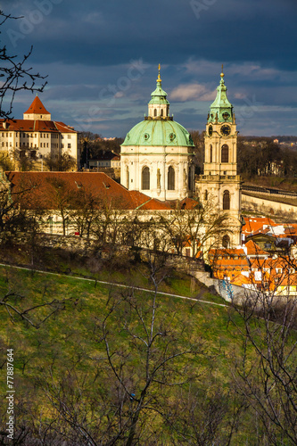 View of St.Nicholas Church-Prague,Czech Republic