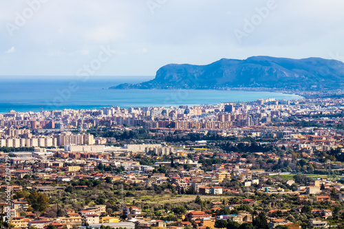 cityscape of Palermo, In Italy