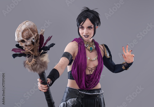Konstfotografi Dark gothic woman