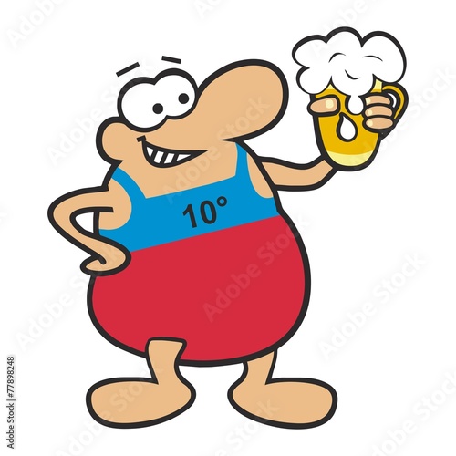 Fat Man and beer