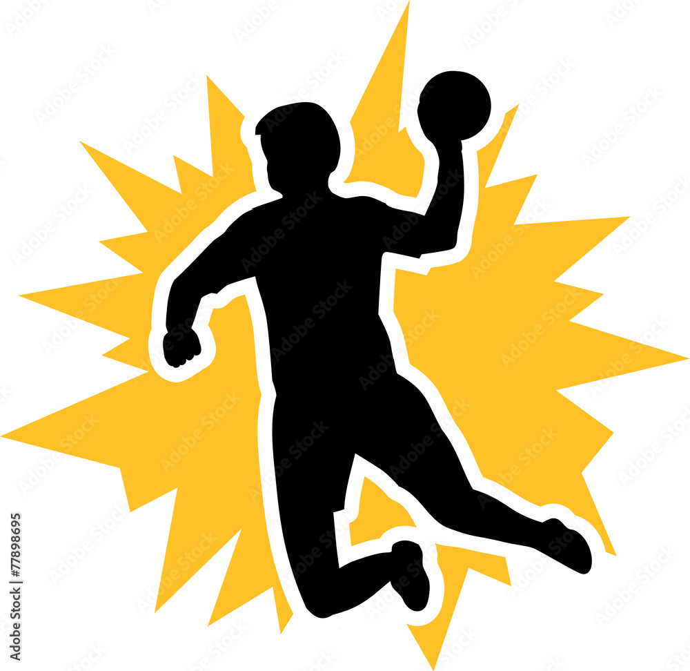 Handball Player Fire