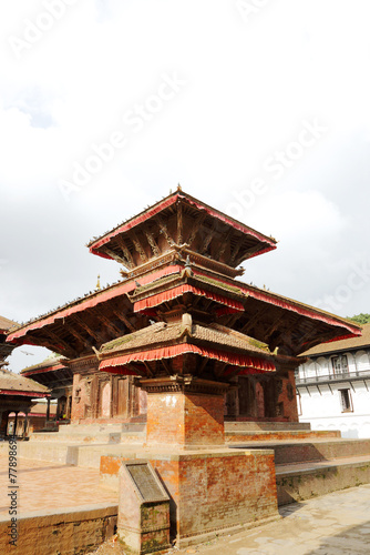 Ancient towers and buildings in  Hanuman Dhoka Durbar