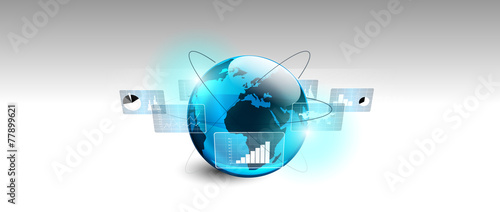 affari, network, internet, comunicazione