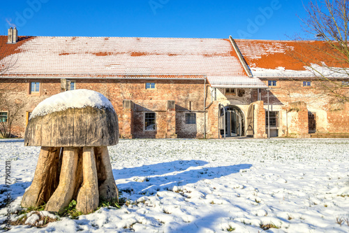 Εκτύπωση καμβά Hofgut Guntershausen, Kühkopf