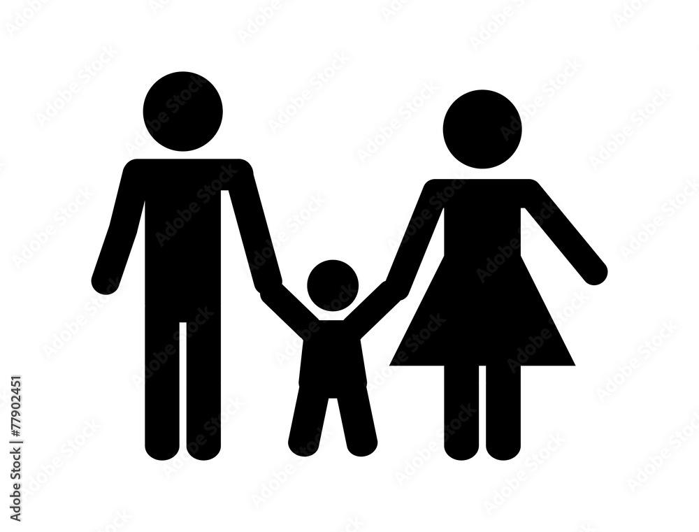 family silhouette family silhouette
