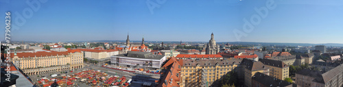 blick über dresden, deutschland - panorama